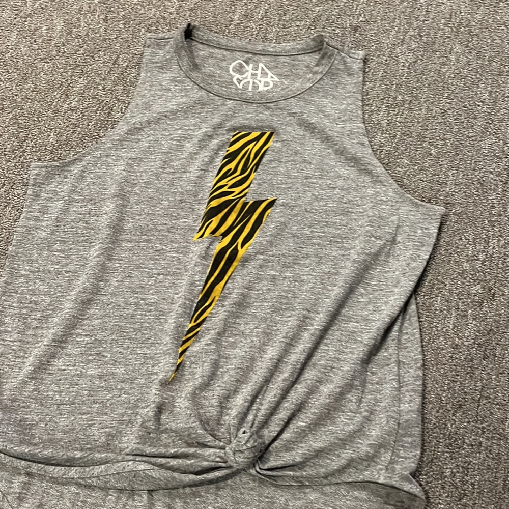 CHRLDR gray tank top - Picture 3 of 3